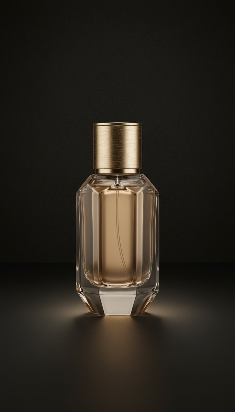 Champagne Sillage golden accent bottle