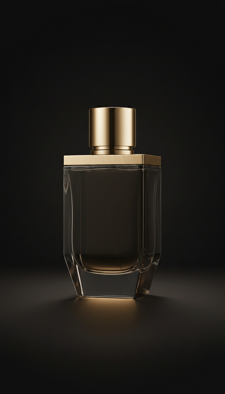 Lumière Noire glass bottle