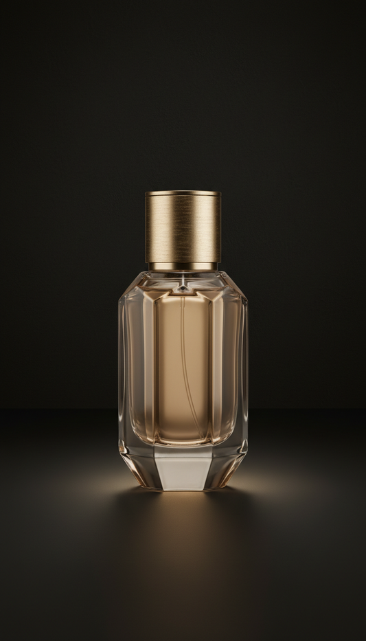 Champagne Sillage golden accent bottle